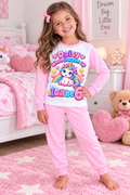 Personalised Girls Birthday Unicorn Pyjamas – When I Wake Up I Will Be 2–7